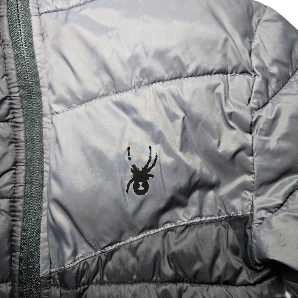 Spyder Kids Puffer Jacket - Black/Gray - Picture 3 of 7
